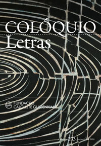 Revista Colóquio/Letras. Ensaio, n.º 203, Jan. 2020