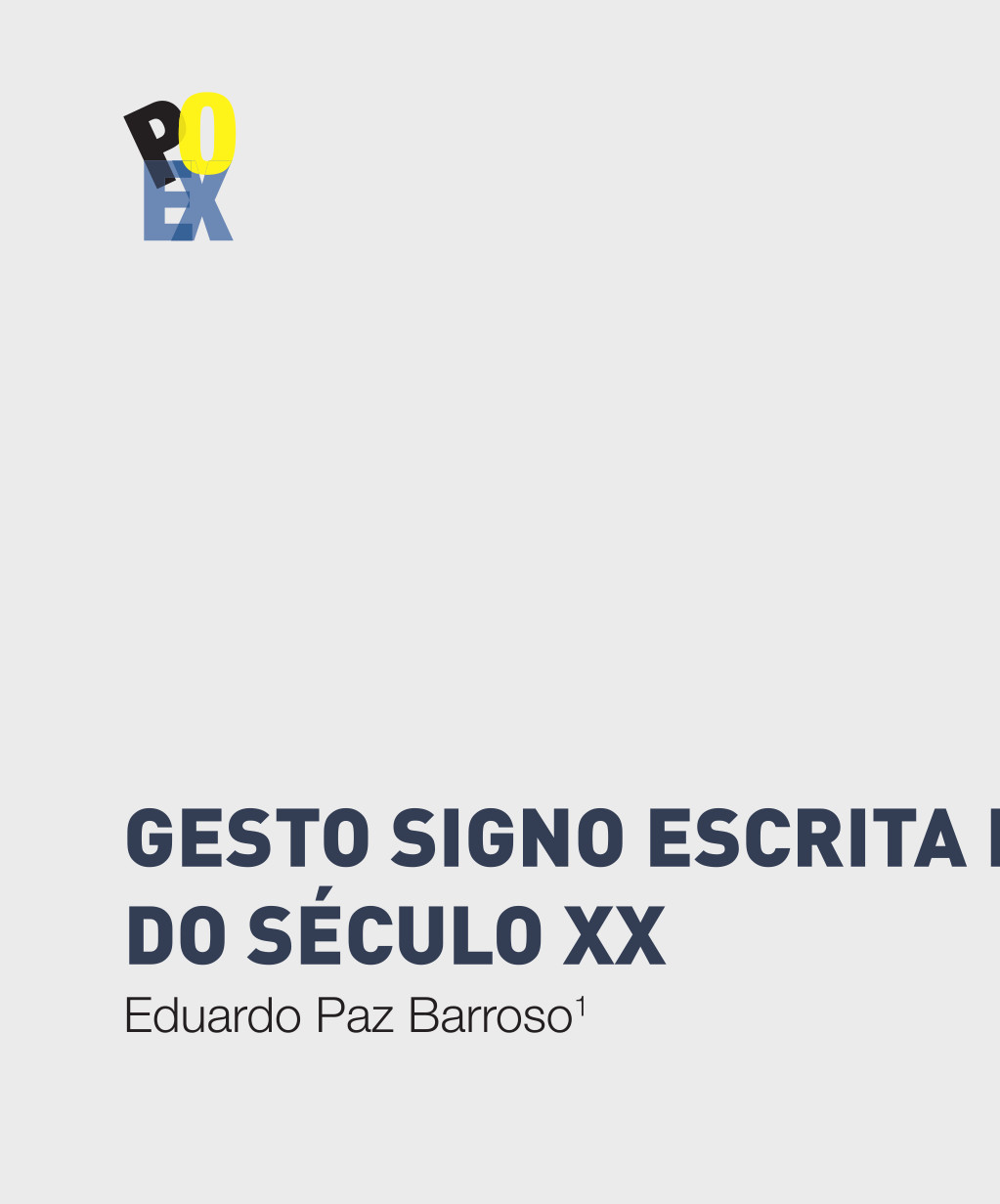 Gesto signo escrita na pintura portuguesa do século XX
