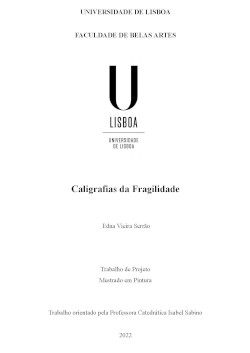 Caligrafias da fragilidade