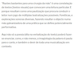 António Barros, Desafio a uma leitura. Leitura outra