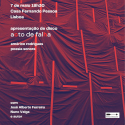 Apresentação de «AcTO de FALhA» de Américo Rodrigues