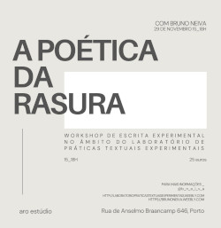 Bruno Neiva, A Poética da Rasura, ARO