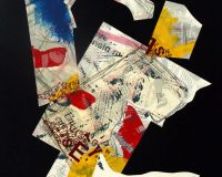 Fernando Aguiar, Dans le Corps du mot (oeuvres sur papier), 2024 (1/5)