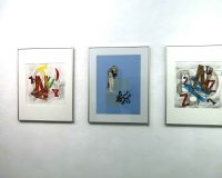 Fernando Aguiar, Dans le Corps du mot (oeuvres sur papier), 2024 (2/5)