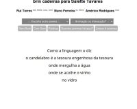 Rui Torres, brin cadeiras, 2020 (7/14)